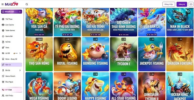 Điểm danh sản phẩm nổi trội của Max79