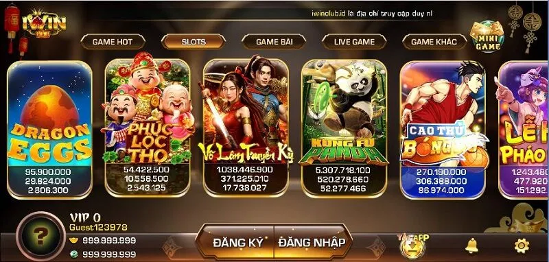 Kho game nổ hũ đồ sộ