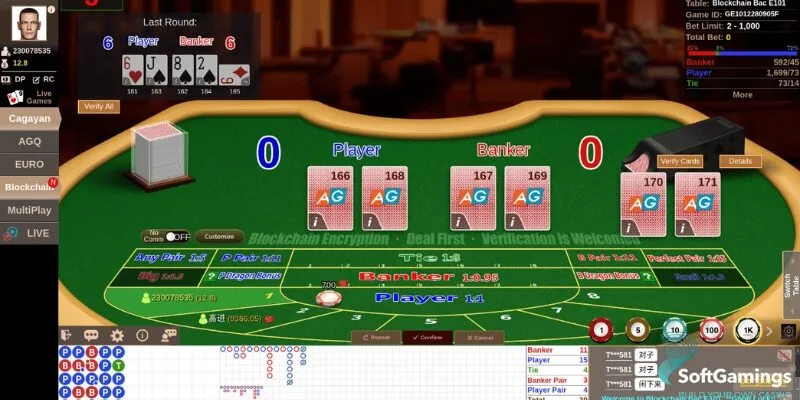 Phương pháp được ứng dụng trong môi trường live casino