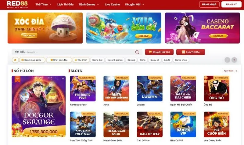 Sản phẩm nổi bật tại nhà cái Red88 Sản phẩm nổi bật tại nhà cái Red88